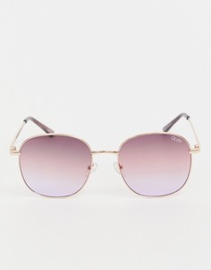 Круглые солнцезащитные очки Quay Australia Jezabell - Фиолетовый