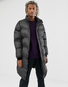 Черная дутая куртка Pull&Bear - Черный