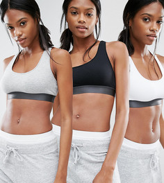 Набор из 3 мягких кроп-топов Nocozo - Мульти