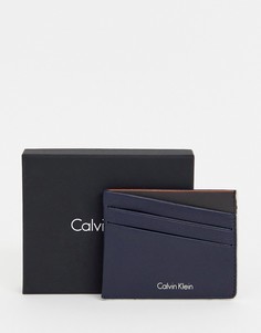 Темно-синяя визитница Calvin Klein - Синий