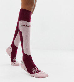 Розовый горнолыжные носки из ткани Coolmax Billabong Crescent - Розовый