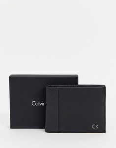 Черный бумажник с логотипом Calvin Klein - Черный