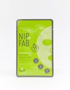 Маска-салфетка для борьбы с недостатками кожи Nip+Fab Teen Skin - Бесцветный
