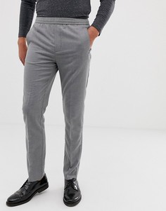 Серые узкие строгие брюки Burton Menswear - Серый