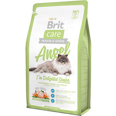 Сухой корм Brit Care Cat Angel Delighted Senior с курицей и индейкой для пожилых кошек 2кг (132607) Brit*