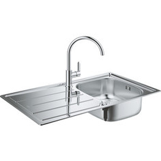 Комплект кухонной мойки Grohe K200 Sink Bundle 45-S со смесителем Bau Edge (31562SD0)