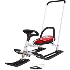 Снегокат Барс 140 GO GO Fantasy cat с П-образным толкателем Bars