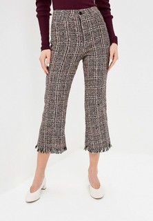 Брюки LOST INK TROUSER IN TEXTURED FABRIC AND FRAY HEM