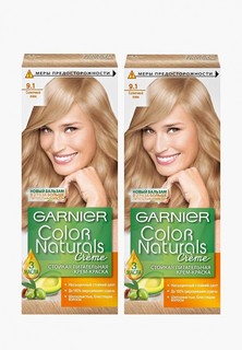 Краска для волос Garnier "Color Naturals", оттенок 9.1, Солнечный пляж, 2 шт