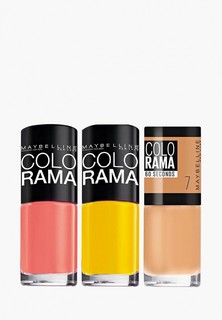 Набор лаков для ногтей Maybelline New York "Colorama"