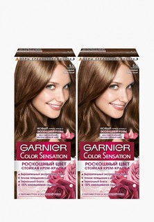 Краска для волос Garnier "Color Sensation, Роскошь цвета",оттенок 6.0,Роскошный темно-русый, 2 шт.