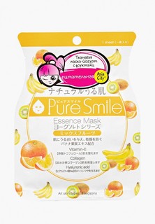 Маска для лица Pure Smile на йогуртовой основе с фруктами, 1 шт