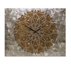 Настенные часы (mariarty) золотой 80x60x4 см.