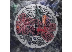 Настенные часы (mariarty) серебристый 60x60x4 см.