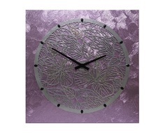 Настенные часы (mariarty) фиолетовый 60x60x4 см.