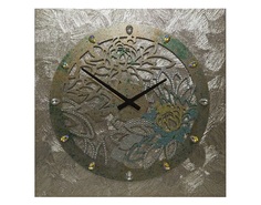 Настенные часы (mariarty) бронзовый 60x60x4 см.