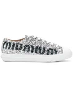 Miu Miu кроссовки с логотипом
