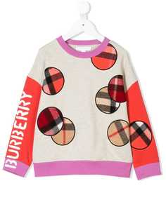 Burberry Kids толстовка в клетку