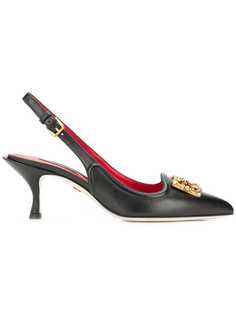 Dolce & Gabbana туфли-лодочки с ремешком на пятке и логотипом