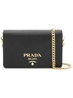 Prada фактурный клатч