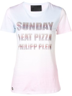 Philipp Plein футболка Sunday I Eat Pizza