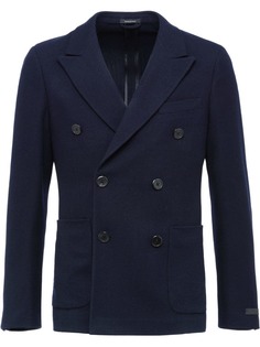 Prada двубортный блейзер