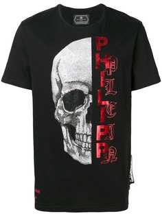 Philipp Plein футболка с отделкой в виде черепа