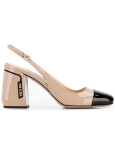 Prada sling back pumps