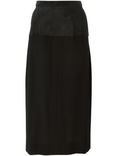 Yves Saint Laurent Vintage юбка-карандаш с панельным дизайном