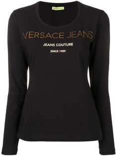 Versace Jeans классическая футболка с принтом