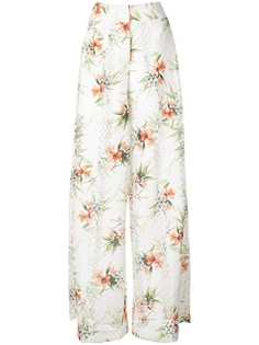 Patbo брюки палаццо с цветочным принтом
