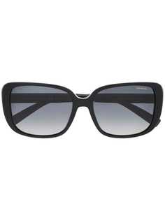 Versace Eyewear солнцезащитные очки в массивной квадратной оправе