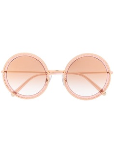Dolce & Gabbana Eyewear солнцезащитные очки в круглой оправе