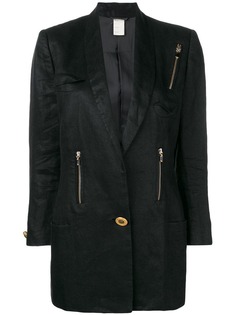 Versace Vintage блейзер с молниями