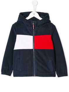 Tommy Hilfiger Junior флисовая куртка с широкими полосками