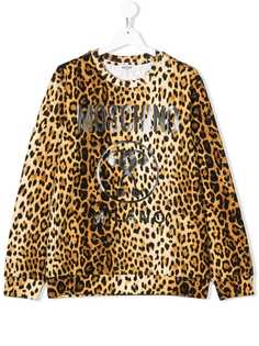 Moschino Kids толстовка TEEN с логотипом