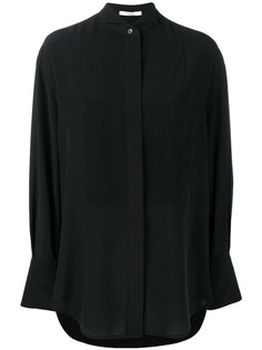 Givenchy блузка с плиссировкой на нагруднике
