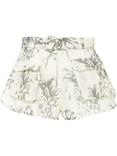 Zimmermann шорты Wayfarer с накладными карманами