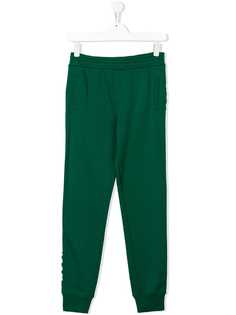 Msgm Kids спортивные брюки с полосками с логотипами