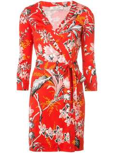 Dvf Diane Von Furstenberg платье с запахом и цветочным принтом