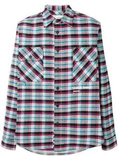 Off-White рубашка в клетку