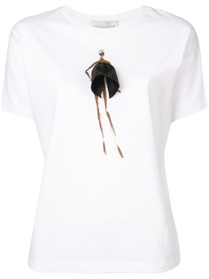 Sachin & Babi футболка с принтом ручной работы Naomi