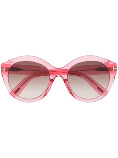 Tom Ford Eyewear солнцезащитные очки в круглой оправе