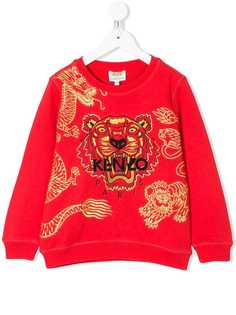 Kenzo Kids толстовка с вышитым логотипом