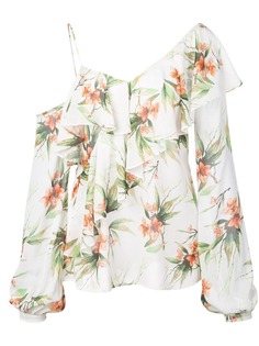 Patbo блузка с открытыми плечами и цветочным принтом