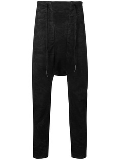 11 By Boris Bidjan Saberi спортивные брюки с заниженным шаговым швом