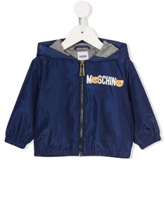 Moschino Kids куртка-бомбер на молнии с логотипом