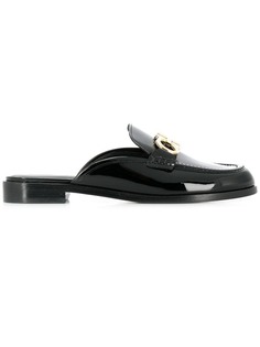 Salvatore Ferragamo мюли с двойной пряжкой Gancio