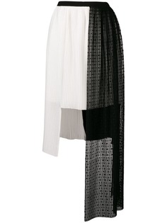 Parlor плиссированная асимметричная юбка