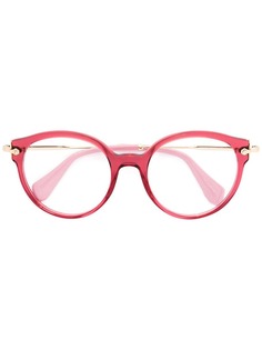 Miu Miu Eyewear очки с круглой оправой